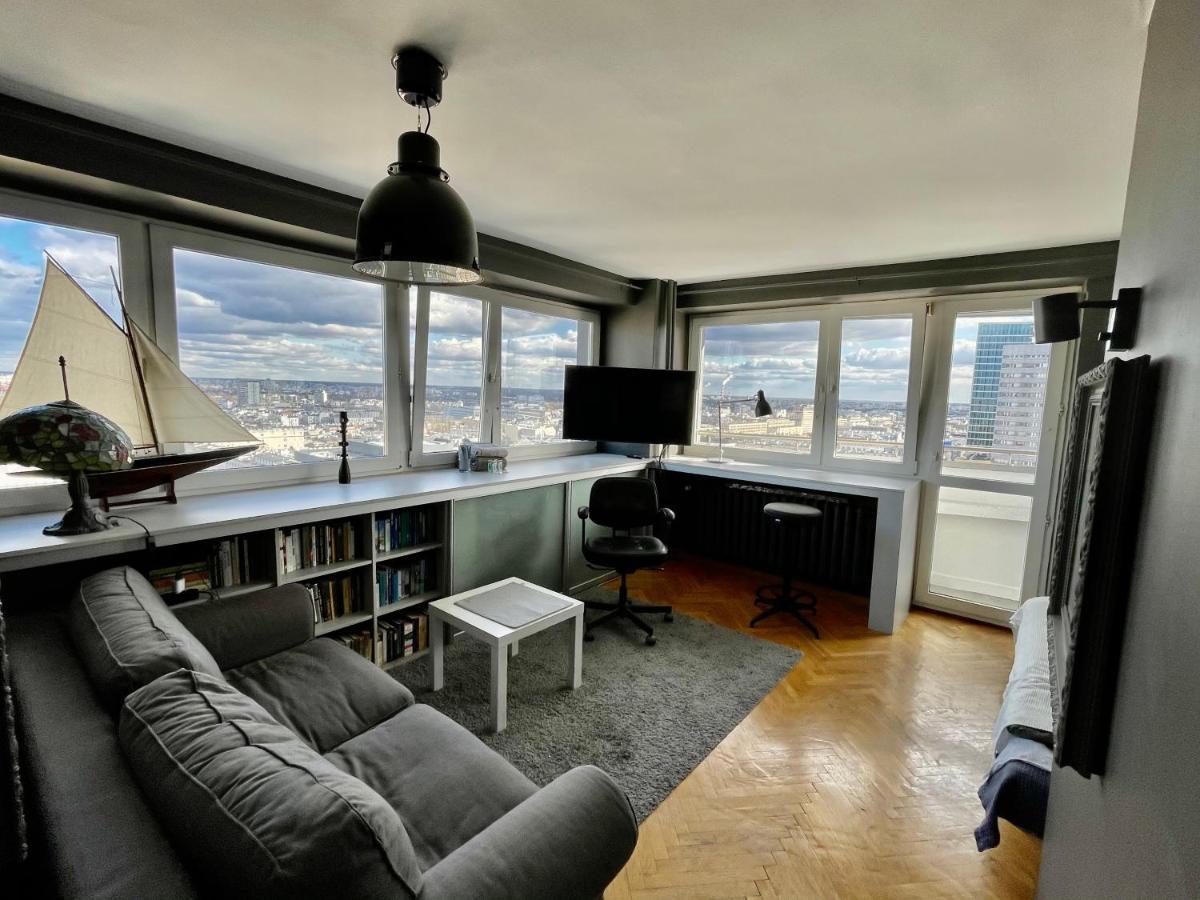Super Apartament Grey Centrum 2X Metro Fast Wifi 300 Mbs Netflix Appletv Smarttv Spotify Panorama Miasta ワルシャワ エクステリア 写真