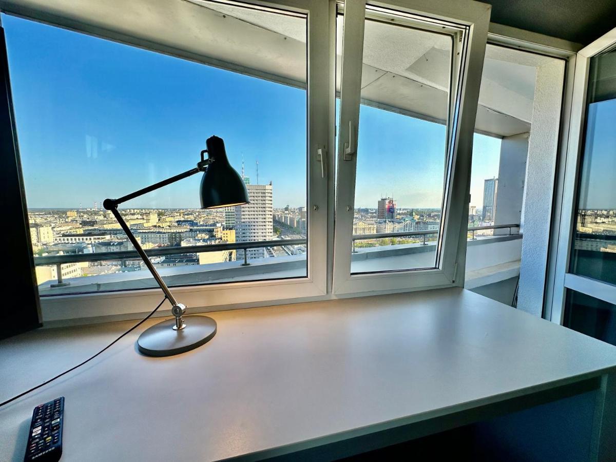 Super Apartament Grey Centrum 2X Metro Fast Wifi 300 Mbs Netflix Appletv Smarttv Spotify Panorama Miasta ワルシャワ エクステリア 写真