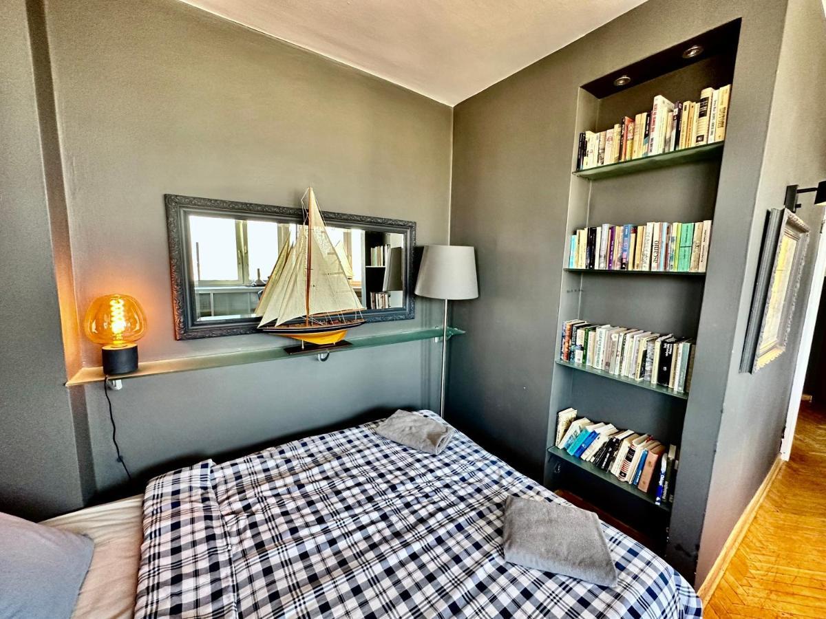 Super Apartament Grey Centrum 2X Metro Fast Wifi 300 Mbs Netflix Appletv Smarttv Spotify Panorama Miasta ワルシャワ エクステリア 写真