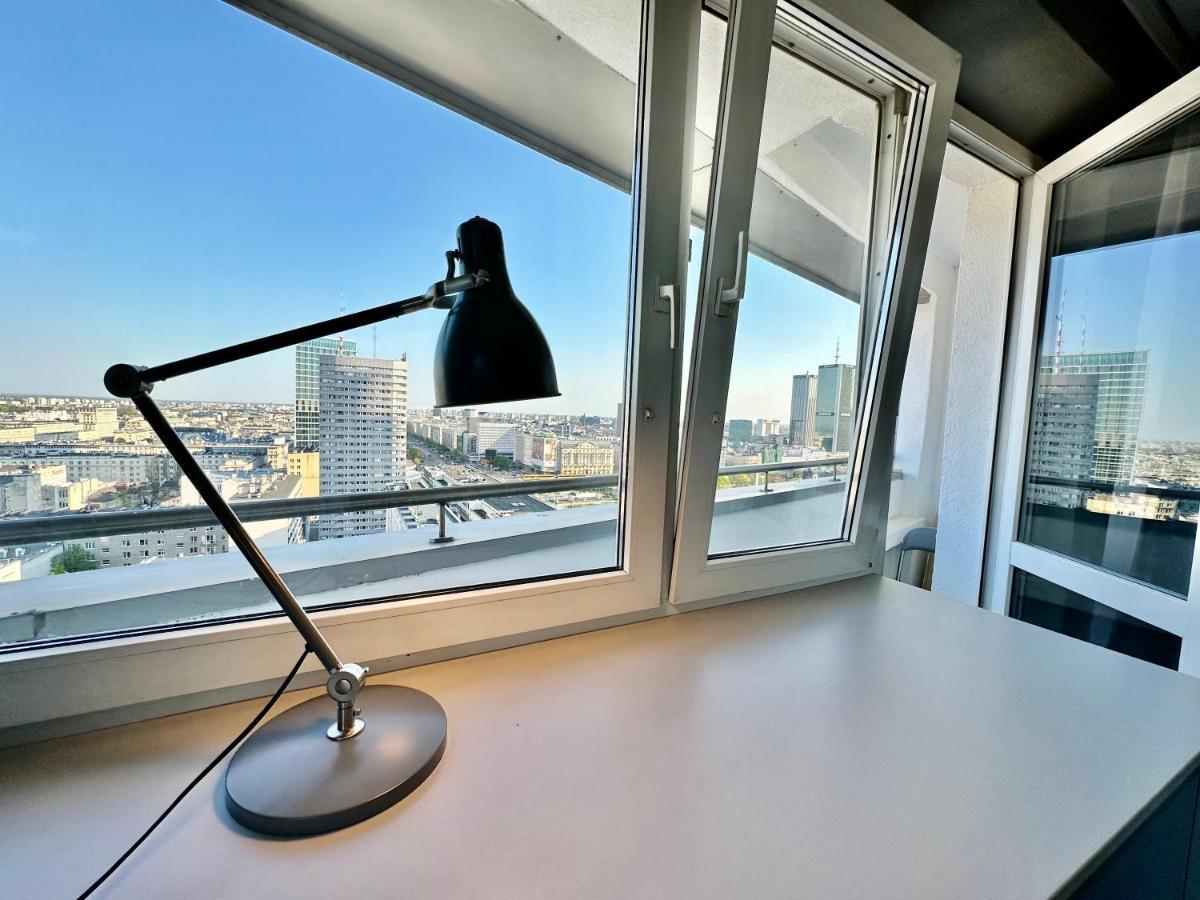 Super Apartament Grey Centrum 2X Metro Fast Wifi 300 Mbs Netflix Appletv Smarttv Spotify Panorama Miasta ワルシャワ エクステリア 写真