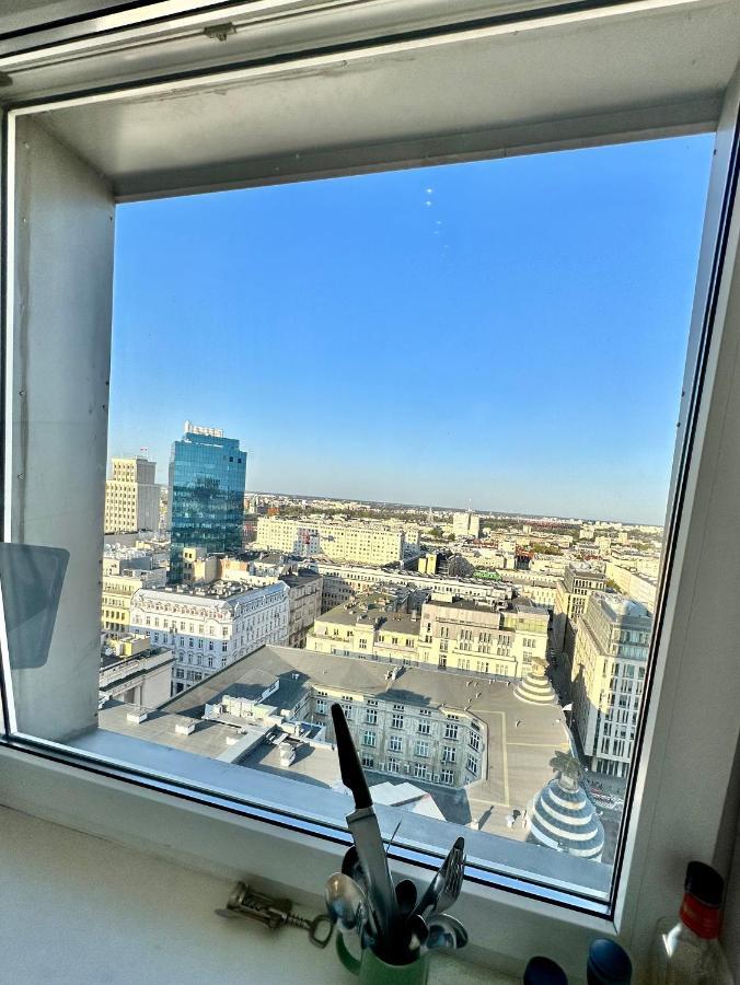 Super Apartament Grey Centrum 2X Metro Fast Wifi 300 Mbs Netflix Appletv Smarttv Spotify Panorama Miasta ワルシャワ エクステリア 写真