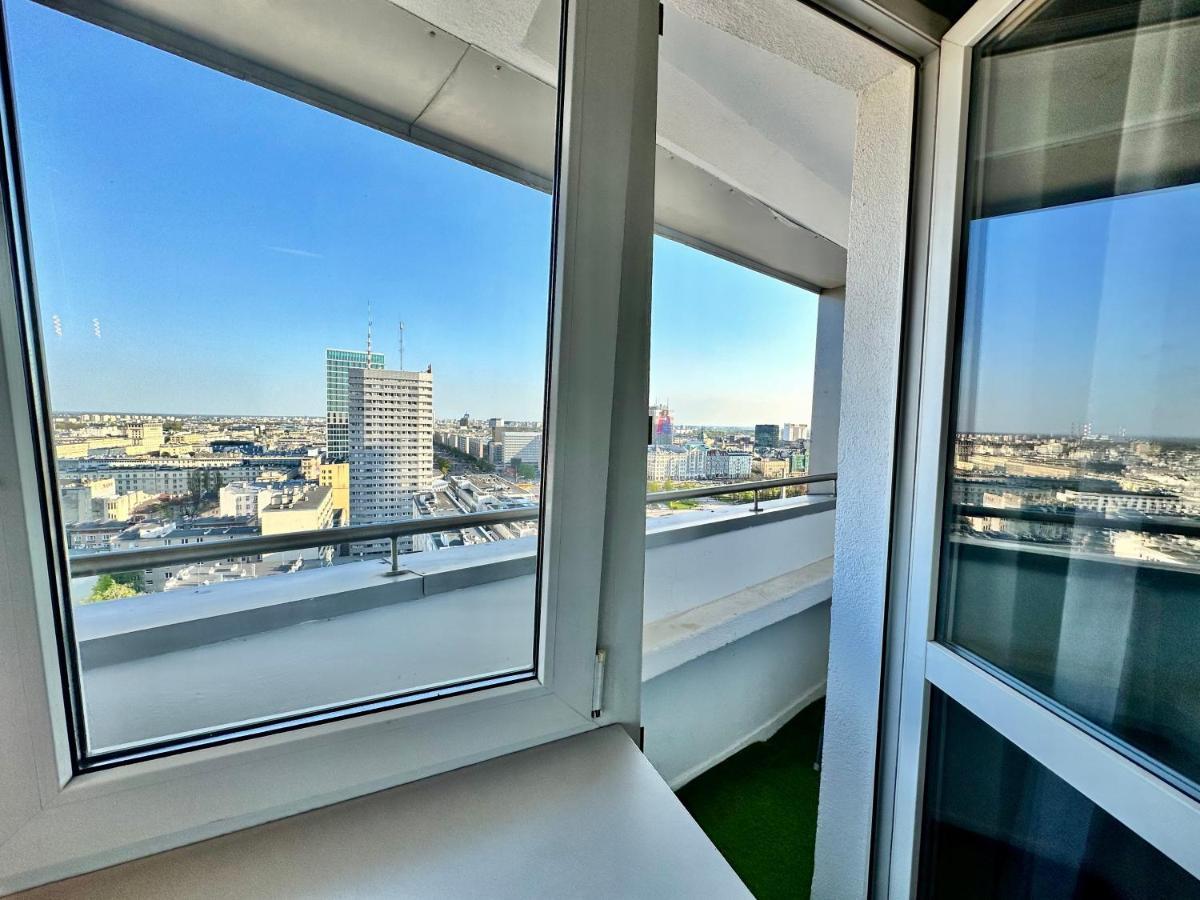 Super Apartament Grey Centrum 2X Metro Fast Wifi 300 Mbs Netflix Appletv Smarttv Spotify Panorama Miasta ワルシャワ エクステリア 写真